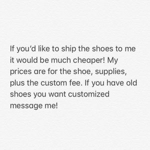 Custom shoes!
